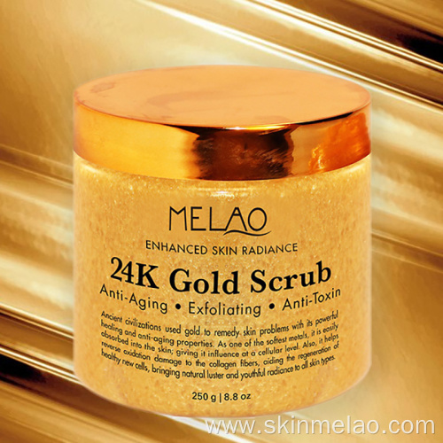 24K Gold Body Scrub Face Exfoliation Scrub